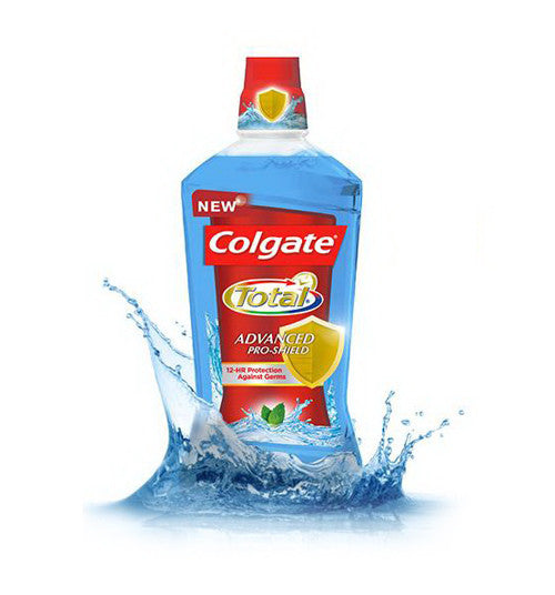 Colgate Total Advanced Pro-Shield Mouthwash, Peppermint Blast - 500 Ml